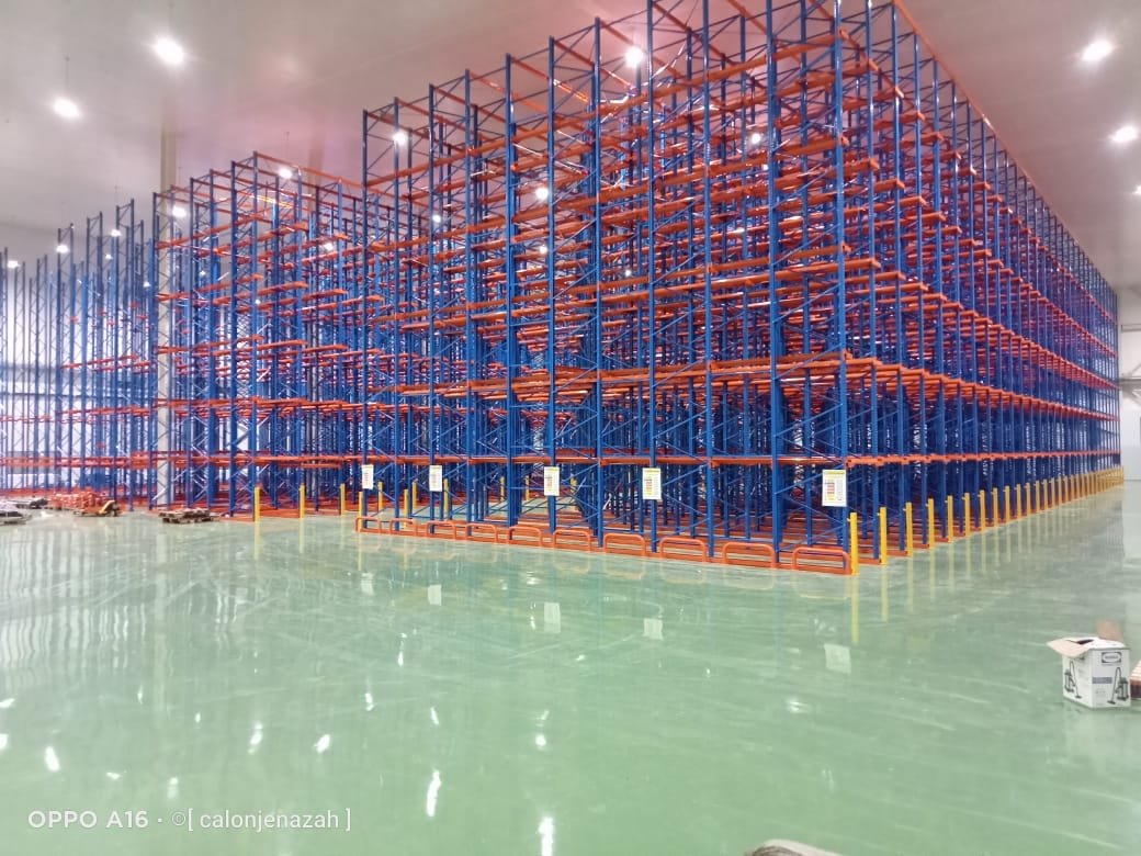 Rak drive-in Perkasa Racking TAP — Pengaruh Mutu Baja terhadap Harga Rak Drive-In
